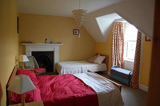 family room for three people